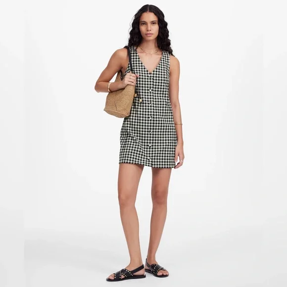 knee length dresses for ladies Lindsey Pleated Mini Taupe Vest Dress main image 1